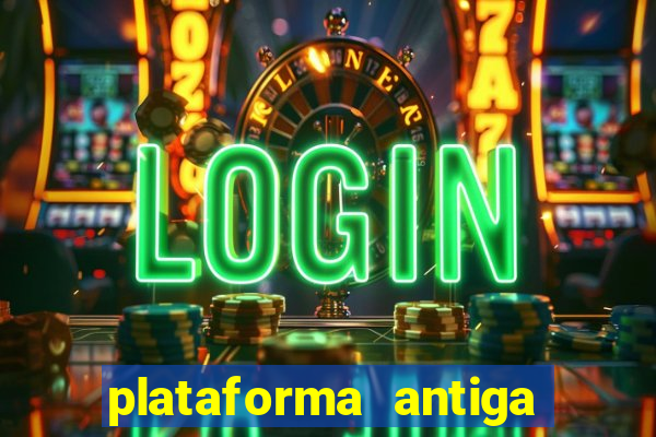 plataforma antiga de jogos