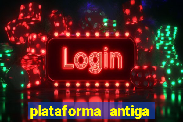 plataforma antiga de jogos