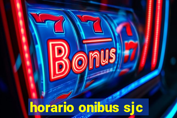 horario onibus sjc