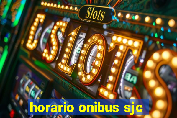 horario onibus sjc