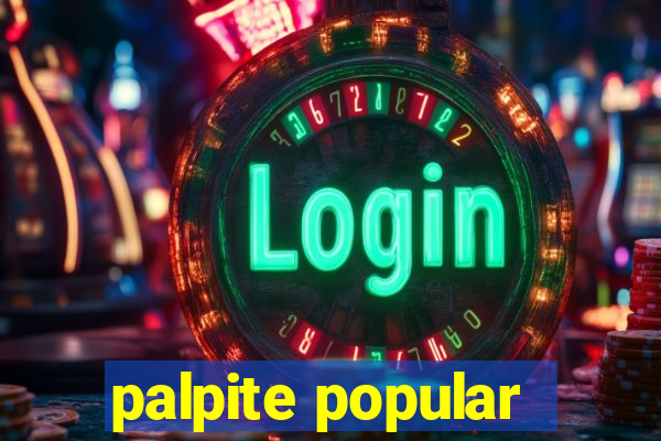 palpite popular