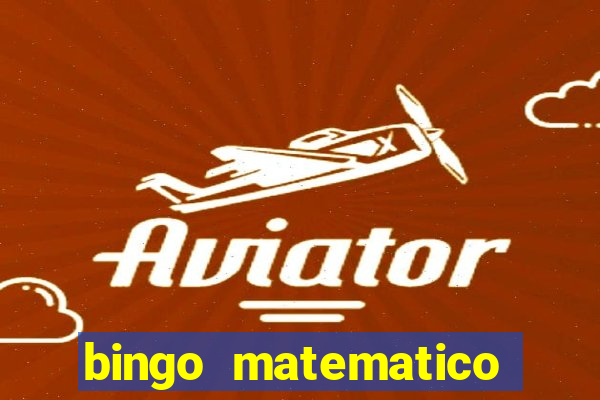 bingo matematico para ensino medio