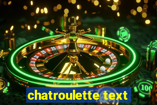 chatroulette text