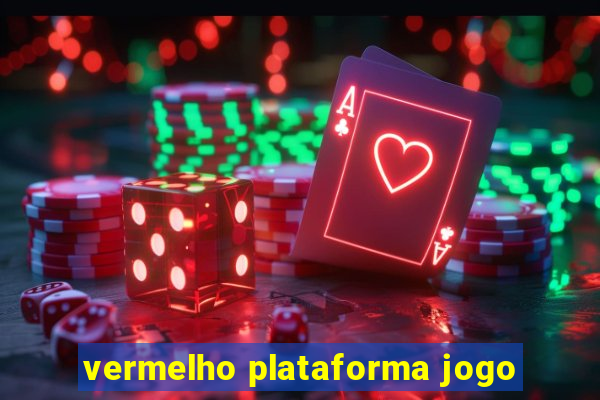 vermelho plataforma jogo