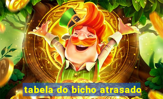 tabela do bicho atrasado