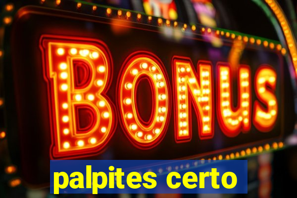 palpites certo