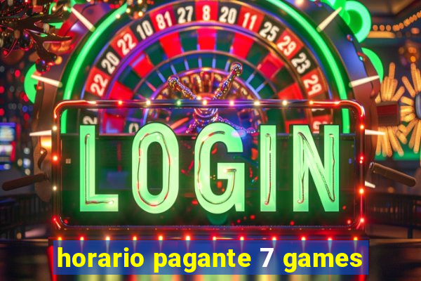 horario pagante 7 games