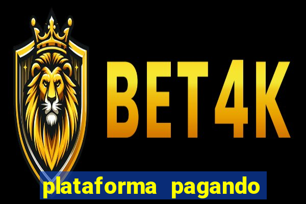 plataforma pagando no cadastro slots