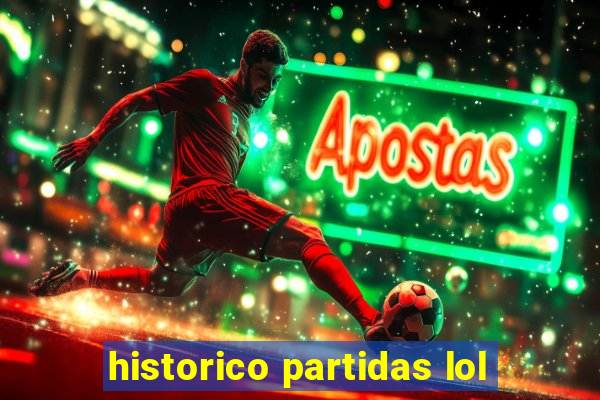 historico partidas lol