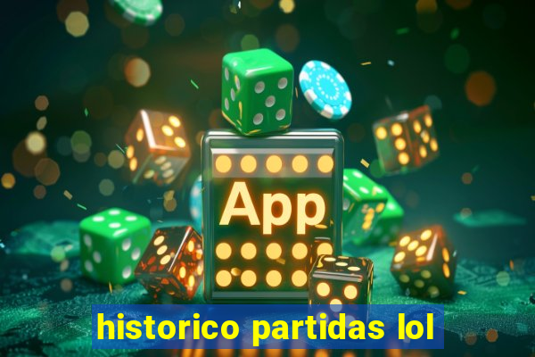 historico partidas lol