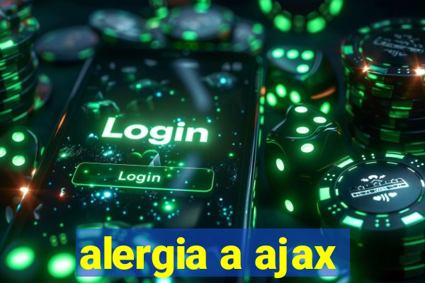 alergia a ajax