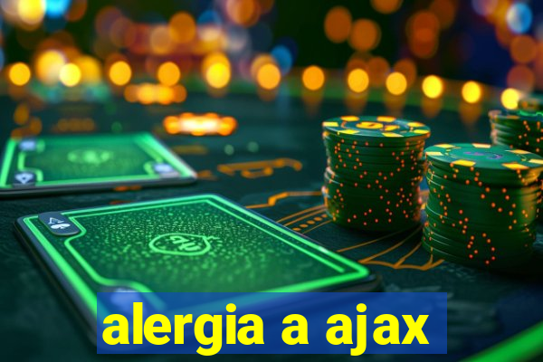 alergia a ajax