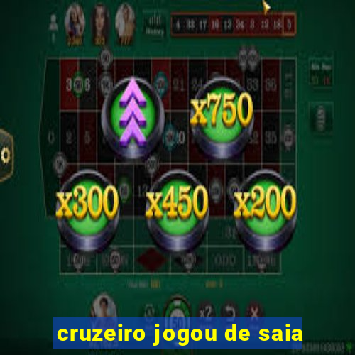 cruzeiro jogou de saia