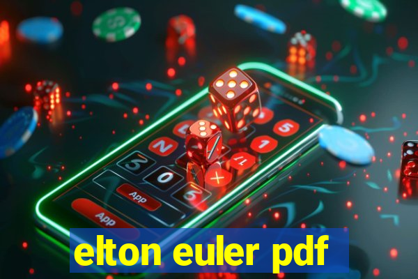 elton euler pdf