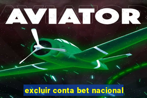 excluir conta bet nacional