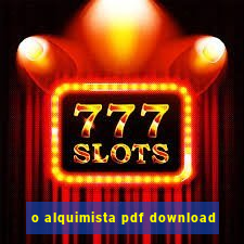 o alquimista pdf download