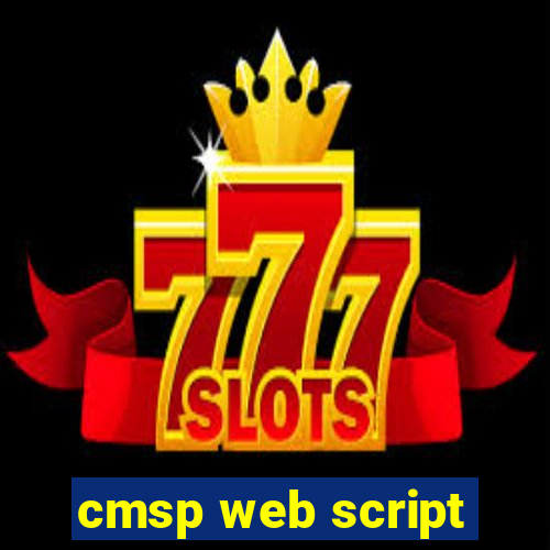 cmsp web script