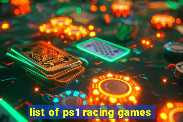 list of ps1 racing games