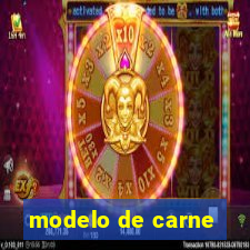 modelo de carne