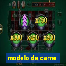 modelo de carne