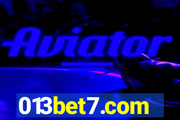 013bet7.com