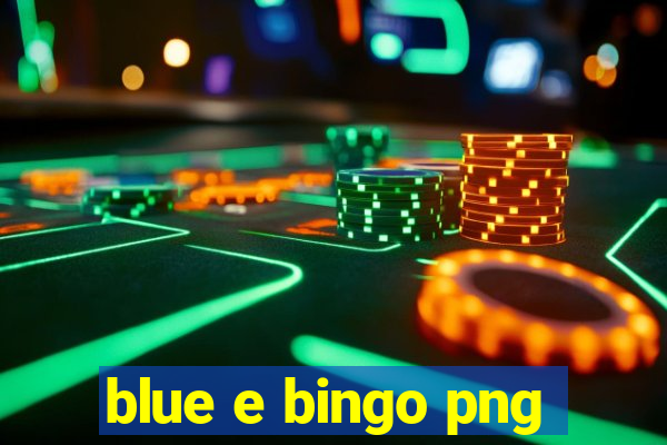 blue e bingo png