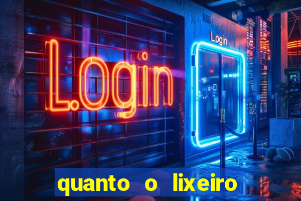 quanto o lixeiro ganha por ano