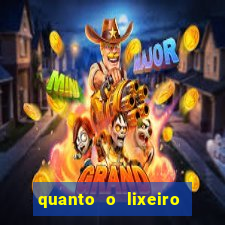 quanto o lixeiro ganha por ano