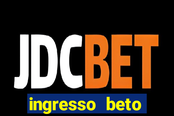 ingresso beto carrero com desconto