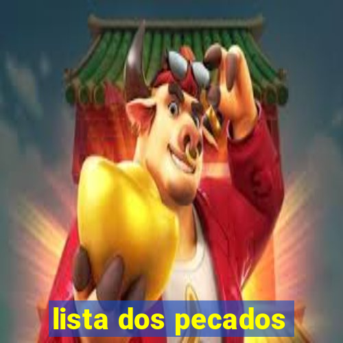 lista dos pecados