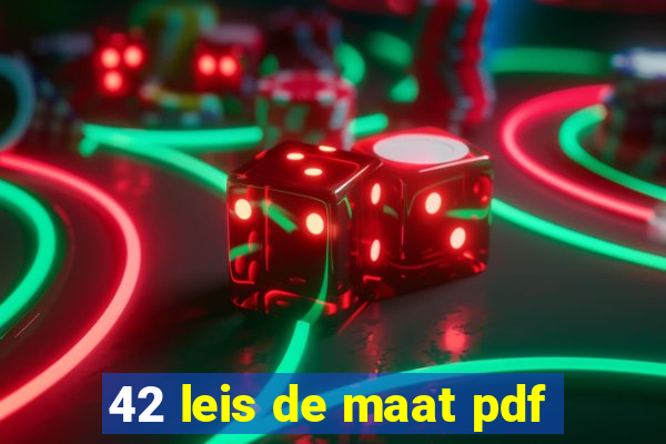 42 leis de maat pdf