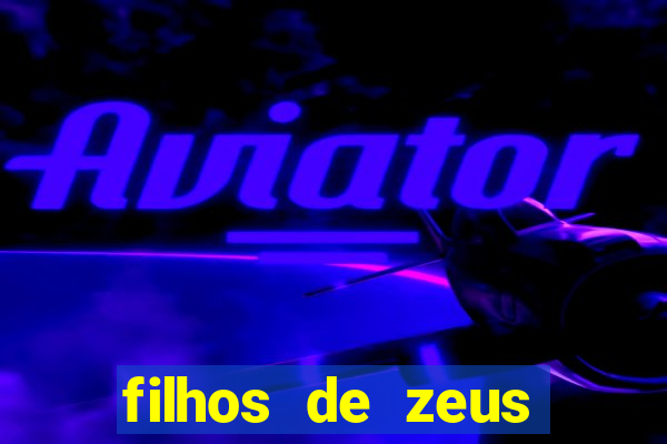 filhos de zeus mitologia grega