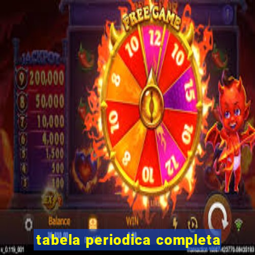 tabela periodica completa