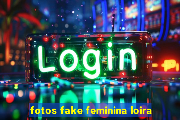 fotos fake feminina loira