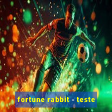 fortune rabbit - teste