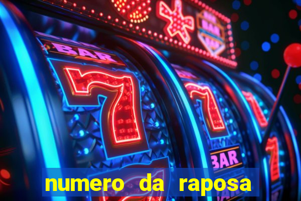 numero da raposa jogo do bicho