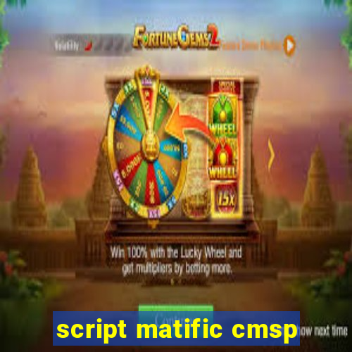 script matific cmsp