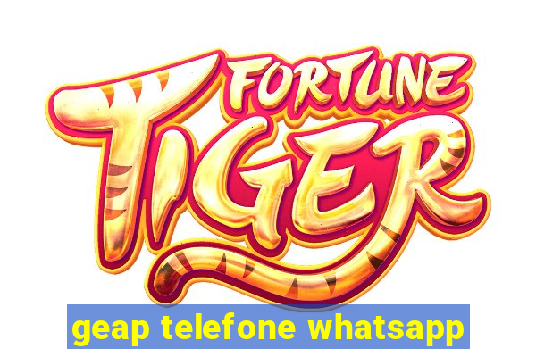 geap telefone whatsapp