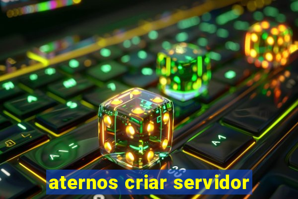 aternos criar servidor