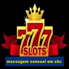 massagem sensual em sbc