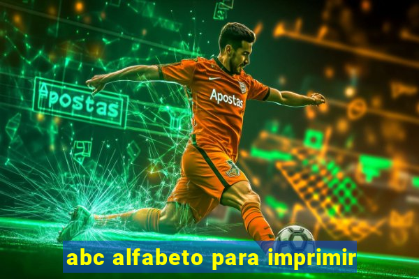 abc alfabeto para imprimir