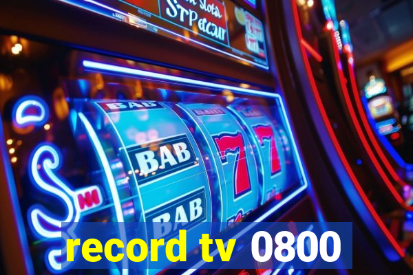 record tv 0800