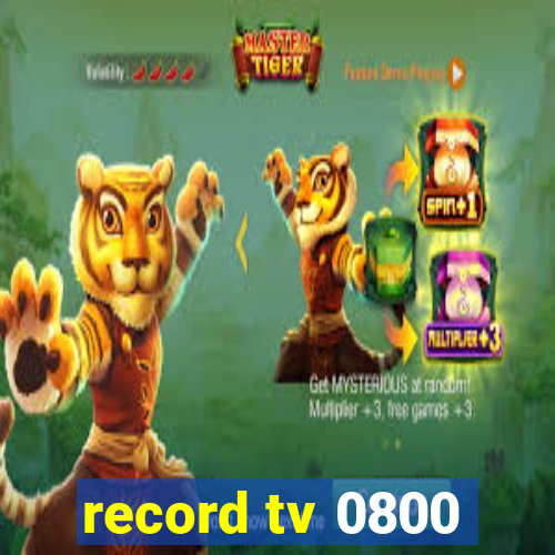 record tv 0800