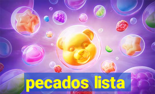 pecados lista