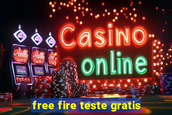 free fire teste gratis