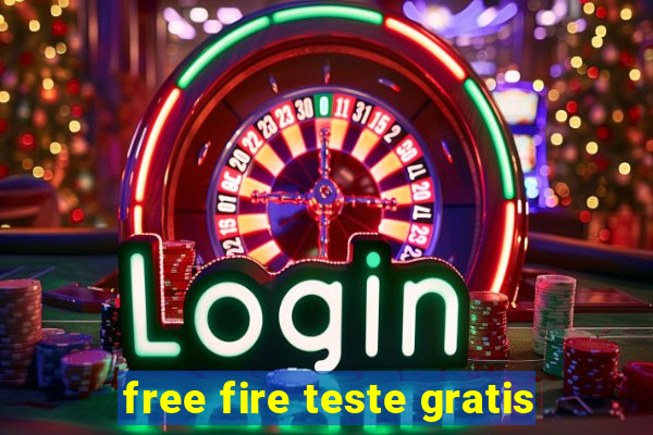 free fire teste gratis