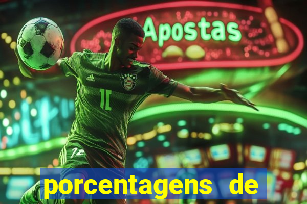 porcentagens de jogos pagantes