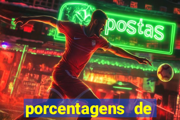 porcentagens de jogos pagantes