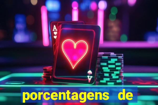 porcentagens de jogos pagantes