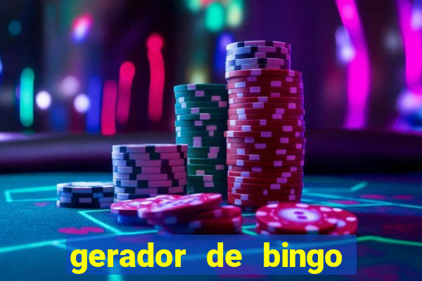 gerador de bingo de palavras